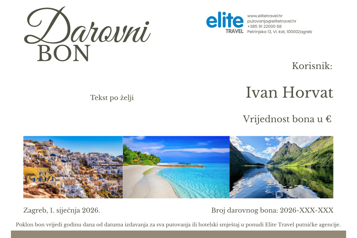 Elite Travel Poklon Bon