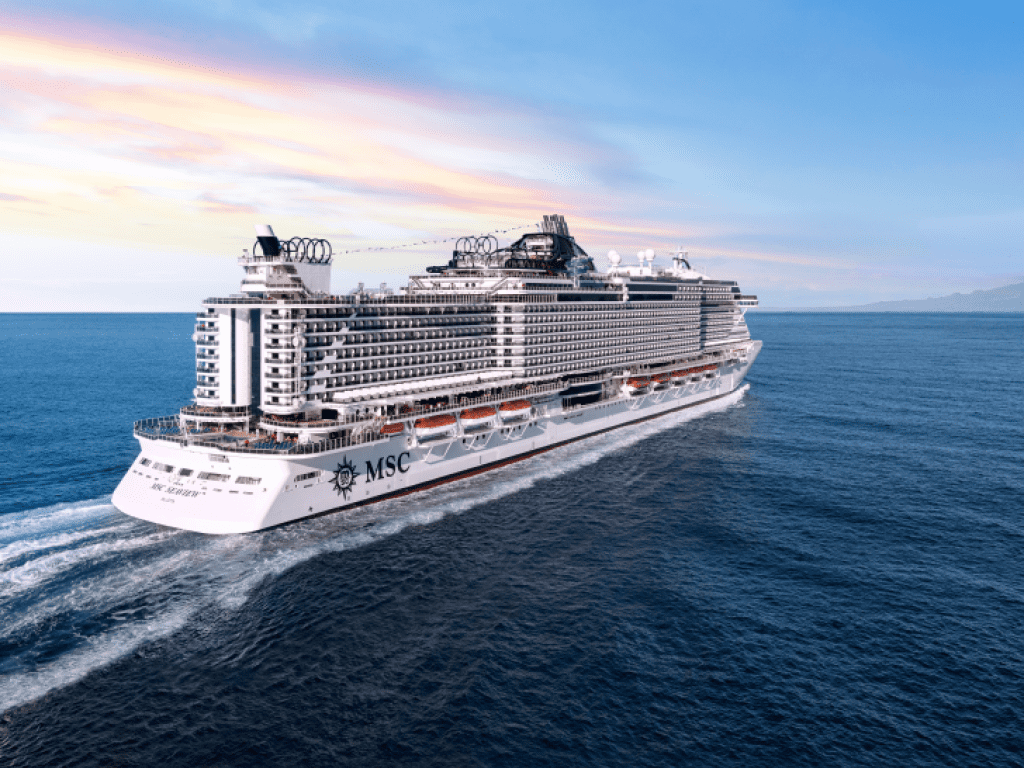 MSC Seaview iz Genove 2024.